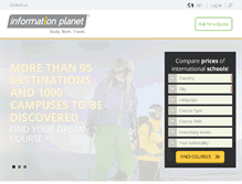 Tablet Screenshot of informationplanet.com